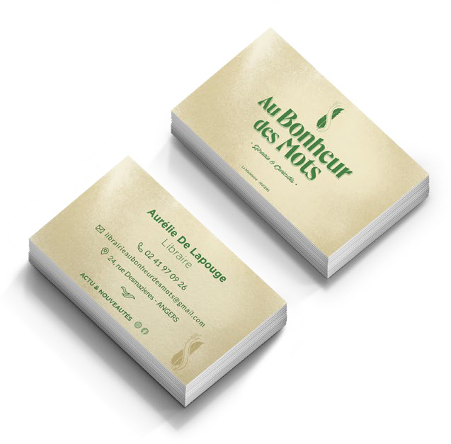 Impression des cartes de visite par Acomdesign