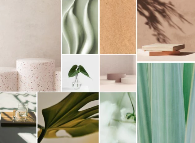 Univers visuel conçu pour la marque PURe par Acomdesign