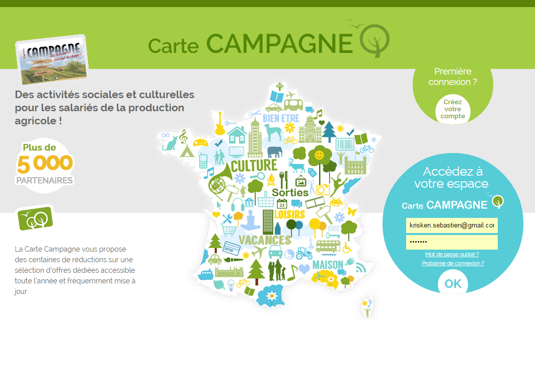 Intégration site web carte-camapgne.fr